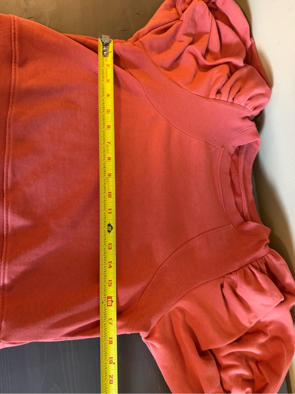 Maeve Puff-Sleeve Short Sleeve Sweatshirt - Picture 5 of 7